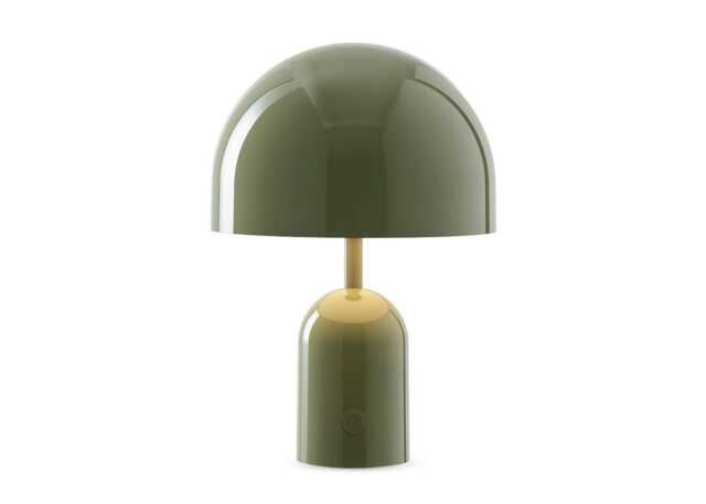 Tom Dixon Bell LED Portable Table Lamp Moss