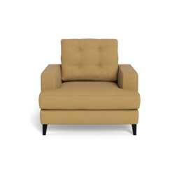 Heal's Mistral Armchair Boucle Tweed Citrine Black Beech Feet - thumbnail 1
