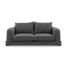Heal's Nuvola 2 Seater Sofa Melton Wool Granite Black Beech Feet
