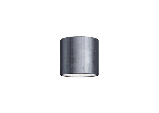 Shropshire Shades Dupion Silk Lampshade Slate 20 x 18cm