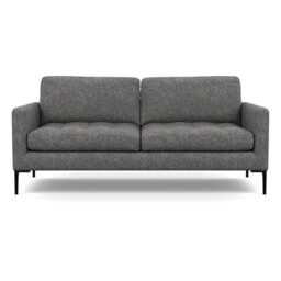 Heal's Eton 3 Seater Sofa Melton Wool Shale Black