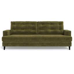 Heal's Mistral 4 Seater Sofa Boucle Velvet Wilder Black Beech Feet - thumbnail 1