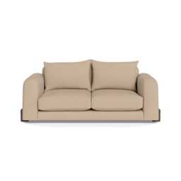 Heal's Nuvola 3 Seater Sofa Capelo Linen-Cotton Bamboo Walnut Stained Oak Feet - thumbnail 1