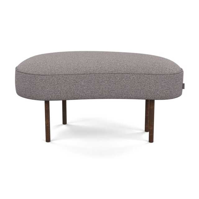 Heal's Isola Small Ottoman Loop Boucle Granite Bronze Feet