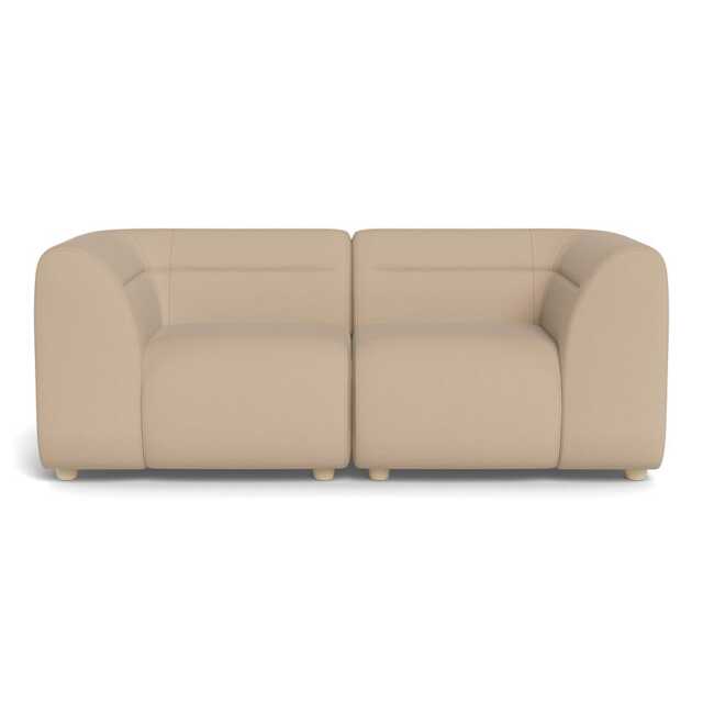 Heal's Lilli 2 Seater Sofa Capelo Linen-Cotton Bamboo Natural Beech Feet
