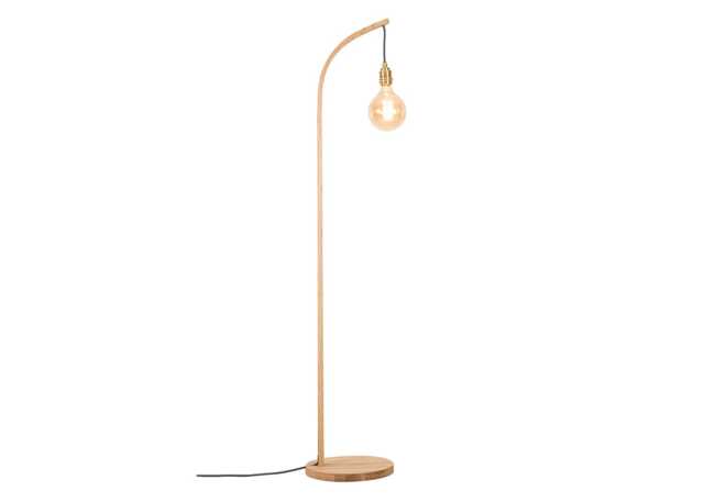 Tom Raffield Mooring Floor Lamp Oak Grey Flex