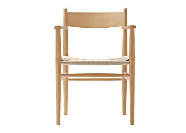 Carl Hansen & Son CH37 Chair Oiled Oak with Natural Cord - image 1