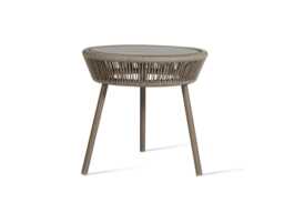 Vincent Sheppard Loop Outdoor Side Table Taupe Rope