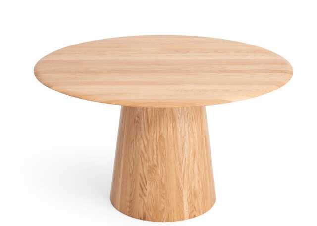 Gazzda Mushroom Round Dining in Natural oiled Oak