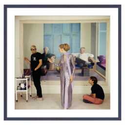 KING & MCGAW Vogue December 1968 by Cecil Beaton Framed Print