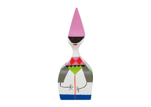 Vitra Girard Wooden Doll No. 6 Masked with Pink Hat