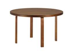 Artek Aalto Table Round 91 Walnut Stained Birch 125cm
