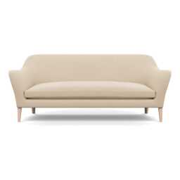 Heal's Wallis 4 Seater Sofa Brushed Cotton Oat Natural Feet