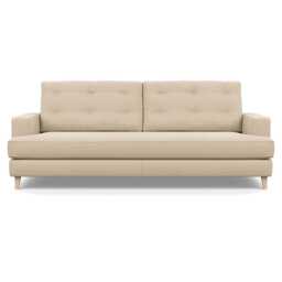 Heal's Mistral 4 Seater Sofa Brushed Cotton Oat Natural Feet