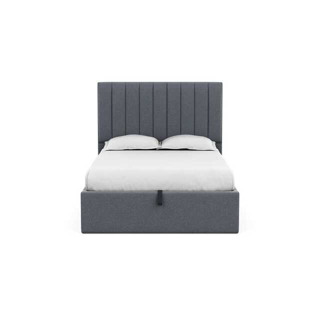 Heal's Retta Headboard Double Chunky Boucle Steel - image 1