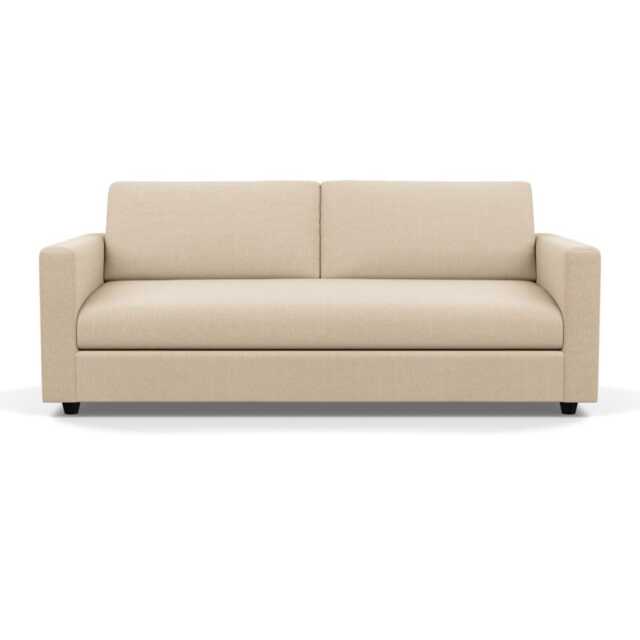 Heal's Nimbus II 4 Seater Sofa Brushed Cotton Oat Black Feet - image 1