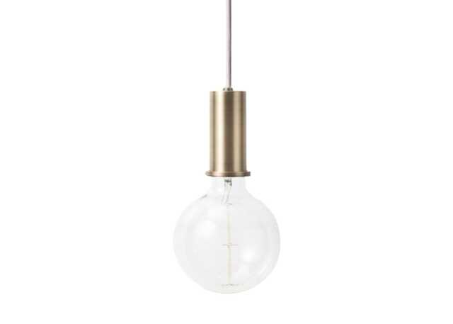ferm LIVING Collect Pendant Light Brass Low