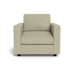 Heal's Nimbus II Armchair Cotton Grain Black Feet