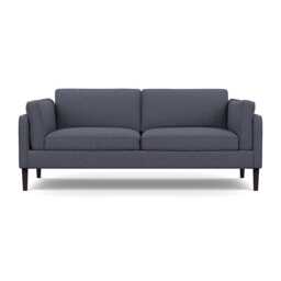 Heal's Sonno 3 Seater Loop Boucle Navy Wenge Black Feet