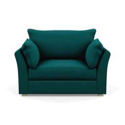 Heal's Tailor Loveseat Brushed Cotton Pine Natural Beech Feet