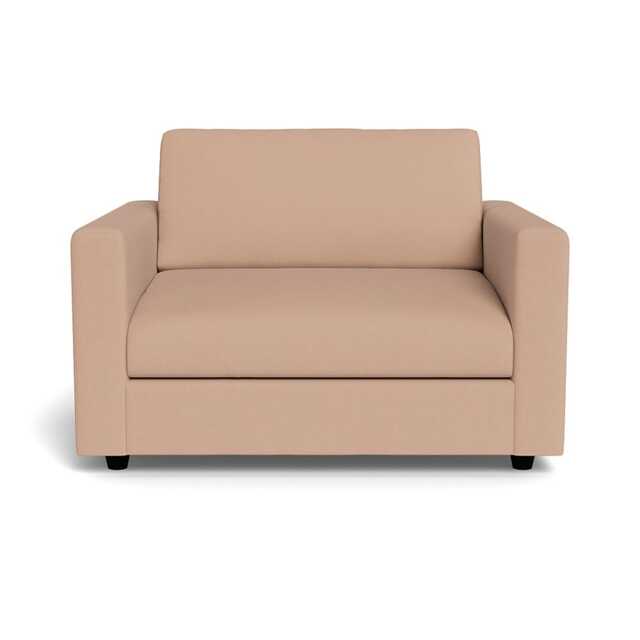 Heal's Nimbus II Loveseat Capelo Linen-Cotton Rosedale Black Feet