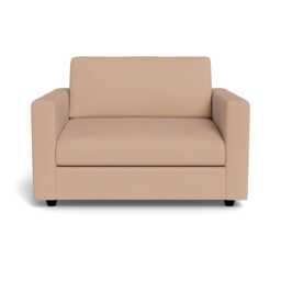 Heal's Nimbus II Loveseat Capelo Linen-Cotton Rosedale Black Feet