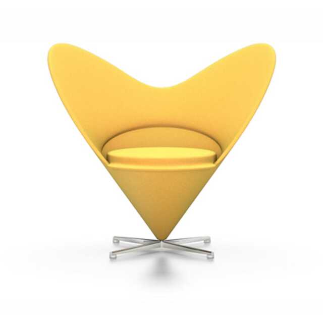 Vitra Heart Cone Chair Yellow