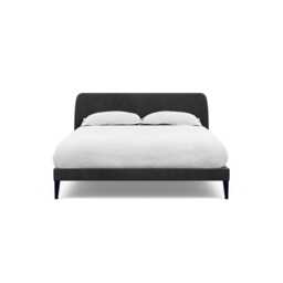Heal's Wallis Bedstead King Smart Luxe Velvet Nickel Black Feet - thumbnail 2
