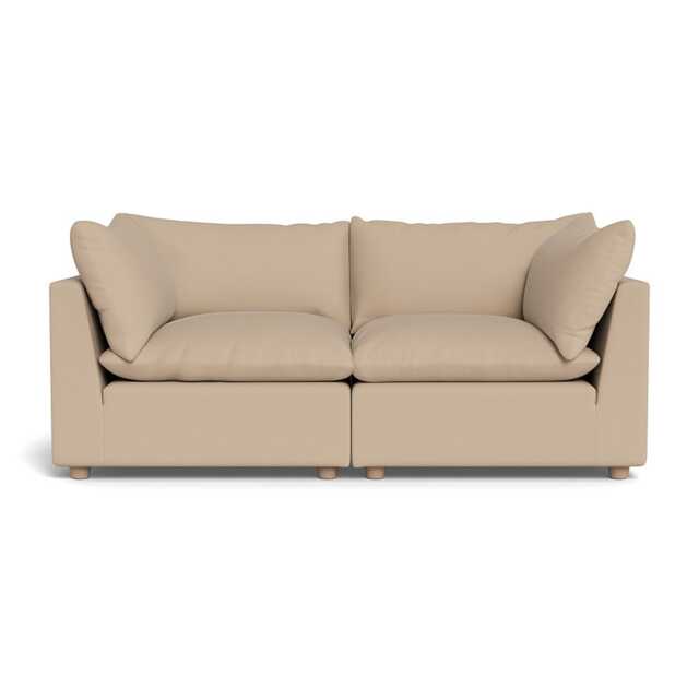 Heal's Astrid 3 Seater Sofa Capelo Linen-Cotton Bamboo Natural Beech Feet