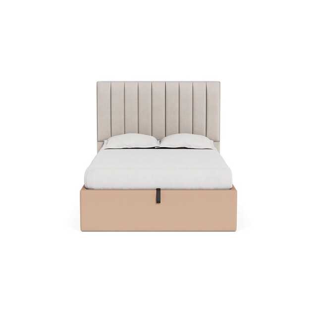 Heal's Lift Storage Divan Double Capelo Linen-Cotton Rosedale Natural Feet