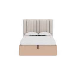 Heal's Lift Storage Divan Double Capelo Linen-Cotton Rosedale Natural Feet