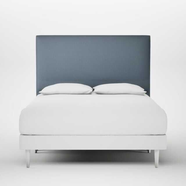 Heal's Newman Headboard Lift Storage King Smart Cotton Linen Celestial