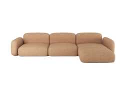 Paul Rogers Mollis Grande Sofa Terracotta