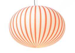 Established & Sons Filigrana S4 Ellipse Pendant Light White/Red
