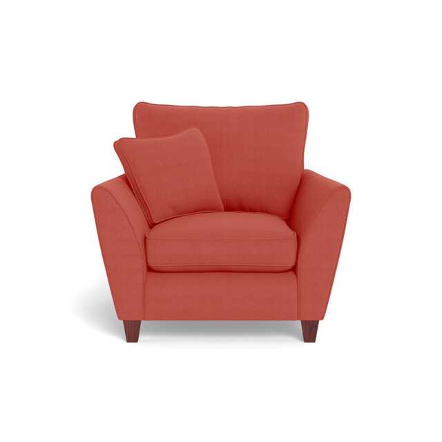 Heal's Torino Armchair Linen Grenadine Walnut Feet