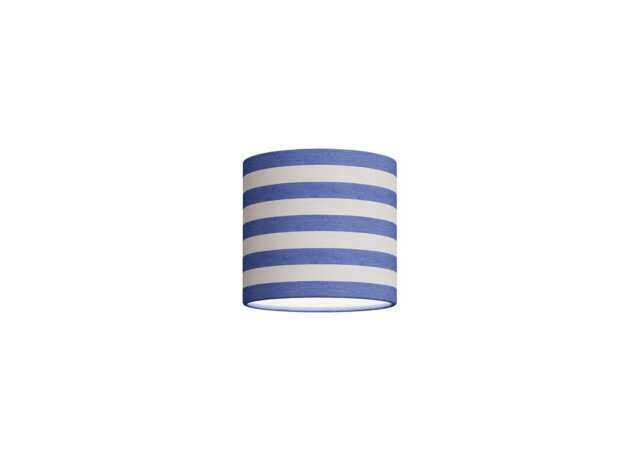 Shropshire Shades Big Stripe Lampshade Navy 20 x 18cm