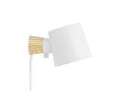 Normann Copenhagen Rise Plug-in Wall Light White - thumbnail 1