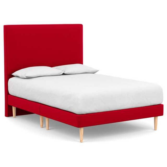 Heal's Newman Headboard Double Melton Wool Red Oxide