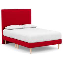 Heal's Newman Headboard Double Melton Wool Red Oxide