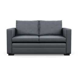 Heal's Palermo 2 Seater Sofa Siena Cotton Shale Grey Black Feet