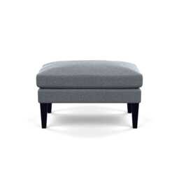 Heal's Wallis Ottoman Boucle Steel Black Painted Oak Feet