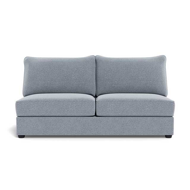 Heal's Tailor Large Armless Unit Boucle Steel Black Feet