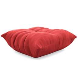 Ligne Roset Togo Footstool Alcantara Goya Red
