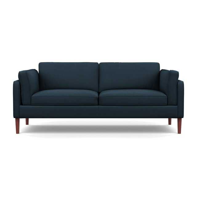 Heal's Sonno 3 Seater Siena Cotton Deep Sea Walnut Feet