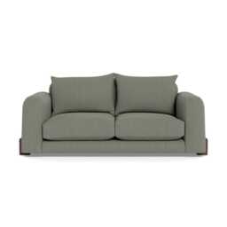 Heal's Nuvola 2 Seater Sofa Boucle Tweed Lapis Walnut Stained Oak Feet - thumbnail 2