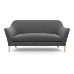 Heal's Wallis 3 Seater Sofa Melton Wool Granite Natural Ash