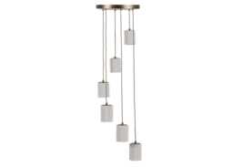 Heal's Reef Porcelain 6 Light Cluster Pendant