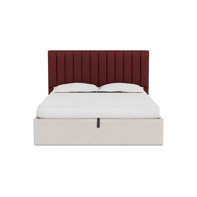 Heal's Retta Headboard (Lift Storage) Super King Capelo Linen-Cotton Etruscan Red - image 1