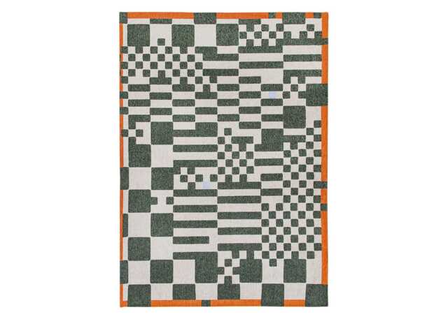 Louis de Poortere Chess Rug Deep Green 240 x 340cm