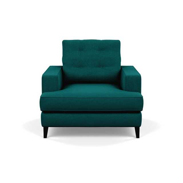 Heal's Mistral Armchair Brushed Cotton Pine Black Feet